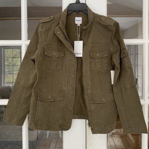 Kensie Utility Jacket in Clover Green - Size L, NWT